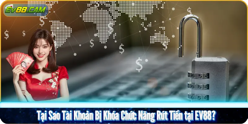 Tại Sao Tài Khoản Bị Khóa Chức Năng Rút Tiền tại EV88?